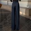 Women's High-Waist Drapey Wide-Leg Pants