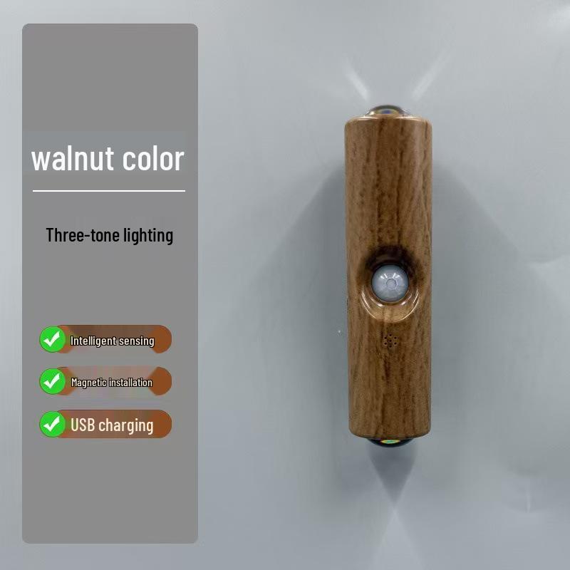 Rechargeable Smart Motion Sensor Magnetic Wall Lamp - Double Cat Eye Design