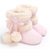Winter Snow Baby Boots Warm Fluff Balls Indoor Cottton Soft Rubber Sole Infant Newborn Toddler Baby Shoes