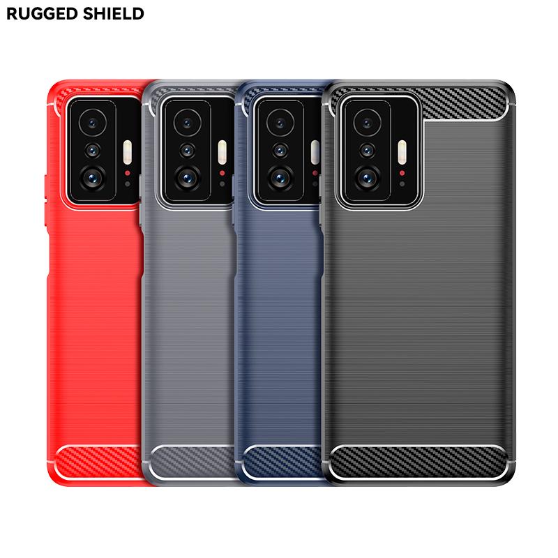 For Cover Xiaomi 11T Case For Xiaomi 11T Bumper Silicone Carbon Fiber Shell Back Case For Xiaomi 11T 11 T Pro 10T 11 Lite Cover