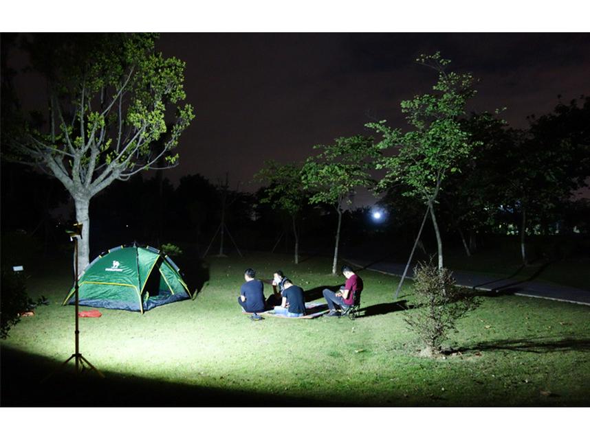 Rechargeable LED Floodlight: Strong Outdoor Emergency Light for Construction, Power Outages, Camping, Handheld Household Use