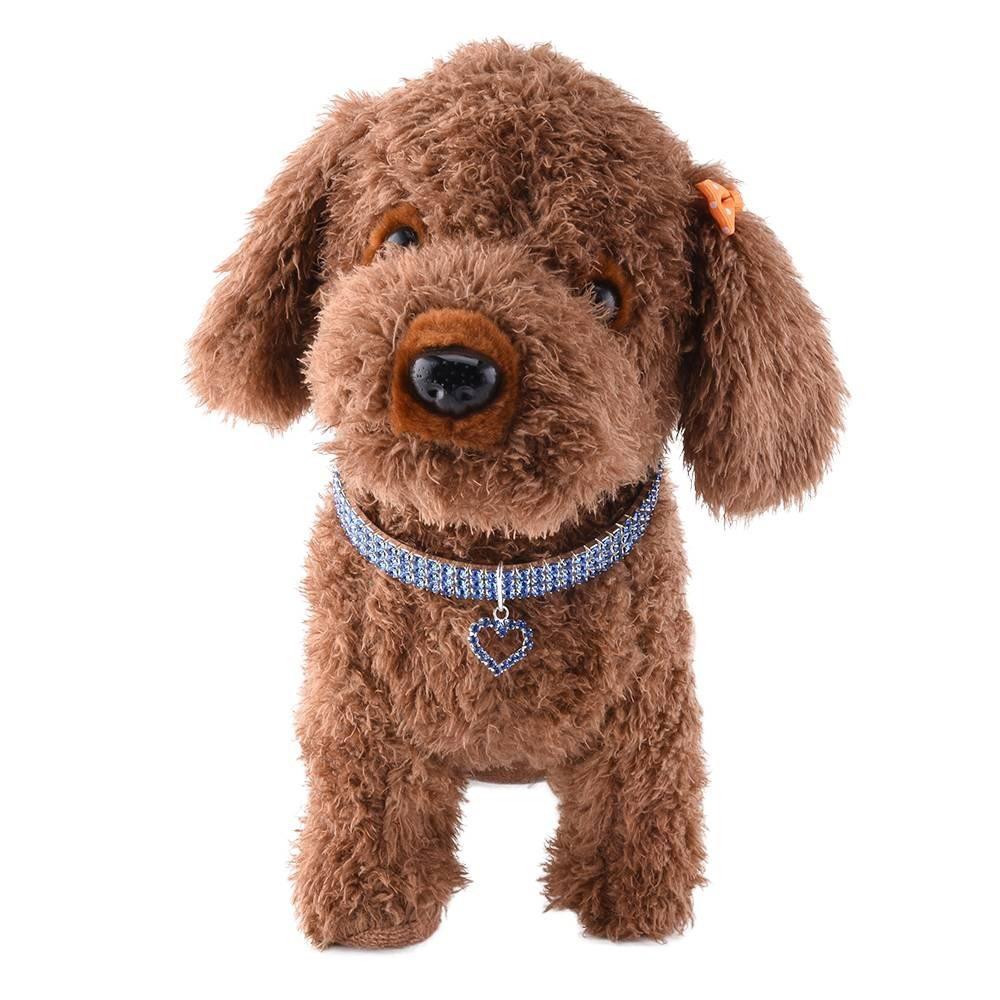 Bling  Pendant Heart Shaped Crystal Necklace Pet Supplies Dog Accessories Pet Collar