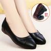 2025Women Classic Round Toe High Quality Spring Slip on Square Heel Shoes Lady Casual Comfort Spring & Summer Red Heel Pumps