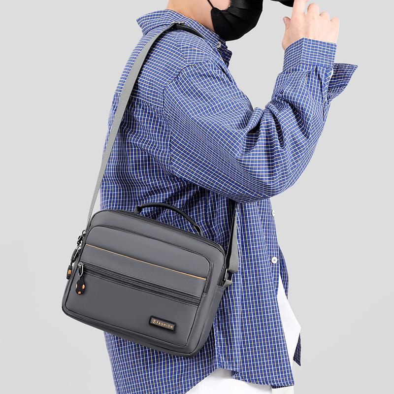 Mehrzweck-Oxford-Umhängetasche für Herren – Geräumige Crossbody-Schultertasche für Büro, Reisen und den täglichen Gebrauch