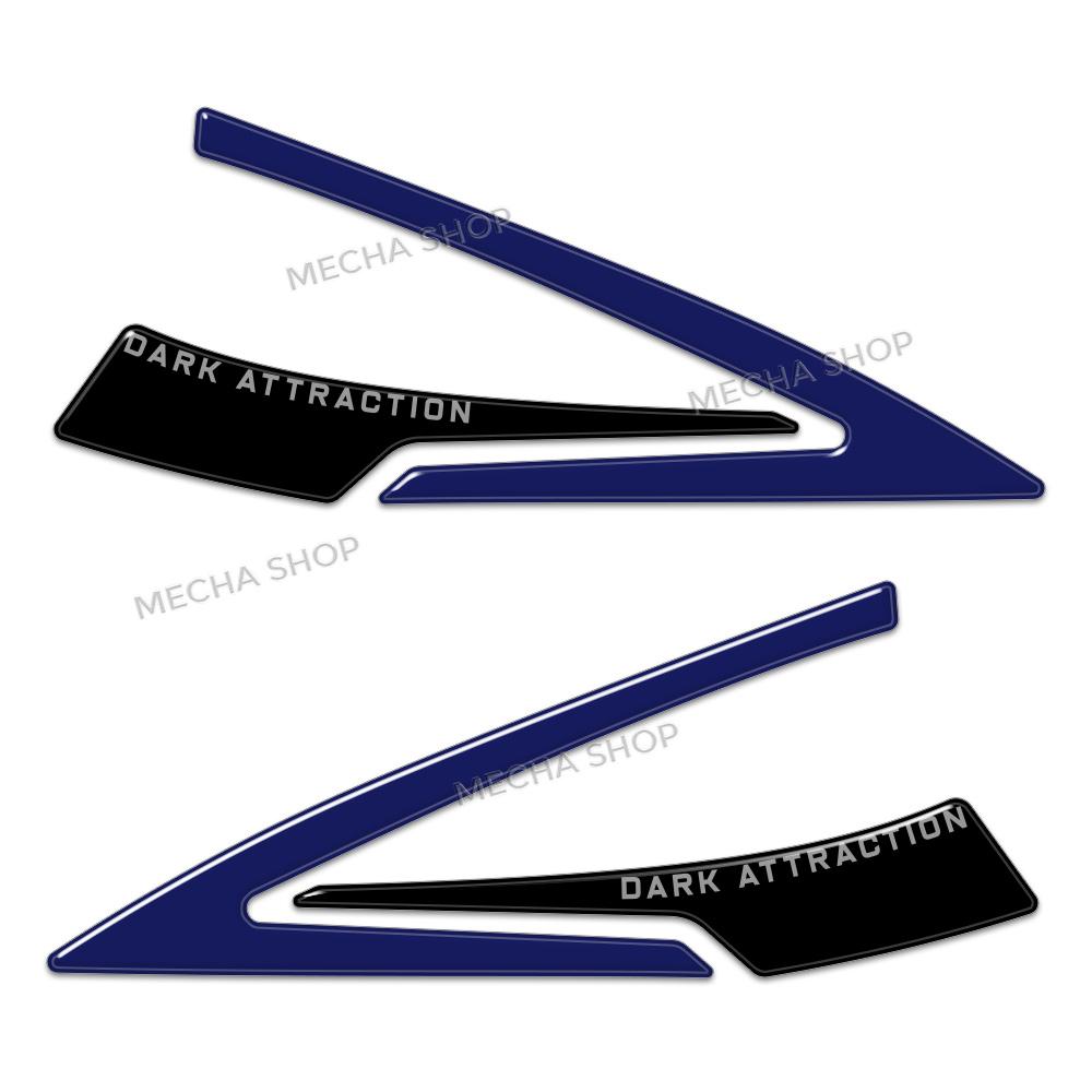 3D Resin Motorcycle Sticker Set Front Fairing Decals For MT-07 MT 07 MT07 2025 Tank Mat Decals