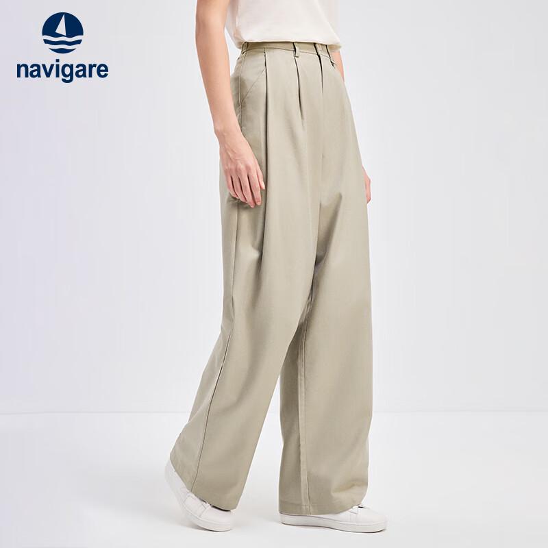 Navigare Women's Loose Wide-Leg Pants