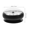Waterproof Electronic Wall Clock Small Size Suction Cup Design Bathroom Shower Clock Battery Operated Space Saving