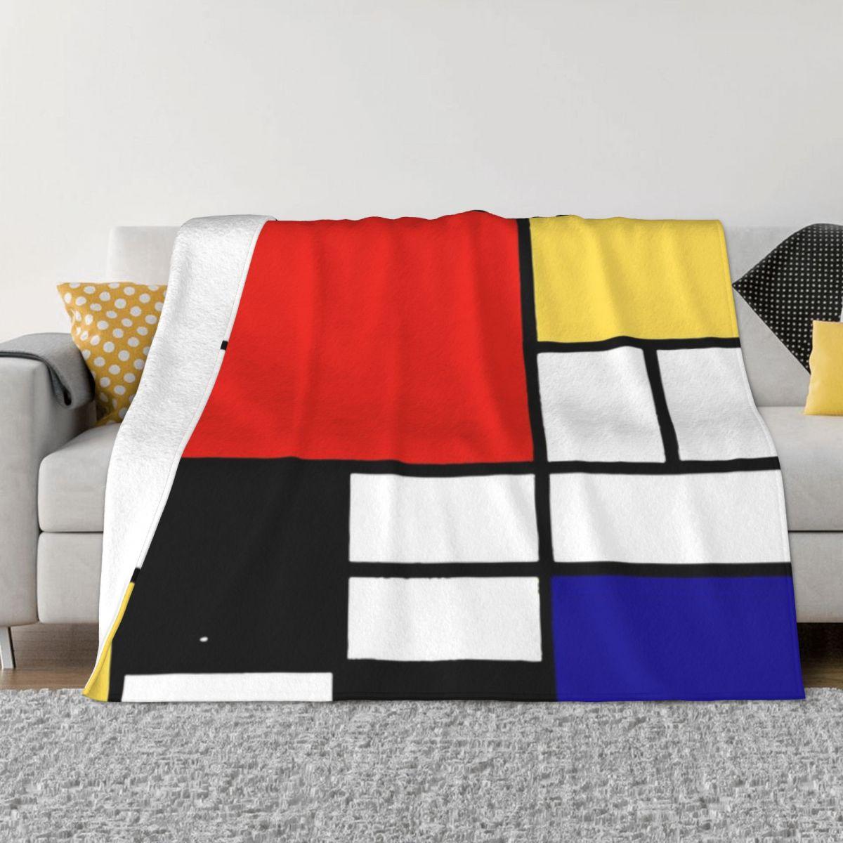 Mondrian Custom Gift An Ultra-Soft Micro Fleece Blanket 30x40in