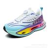 Winter velvet thickened cold-proof and warm large cotton shoes parent-child rotating buckle cushioning rebound sports running shoes
