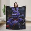 Exquisite FNAFS At Freddy's Blanket Quality Super Warm  Bedding Throws Winter Camping Couch Chair Comfortable Bedspread
