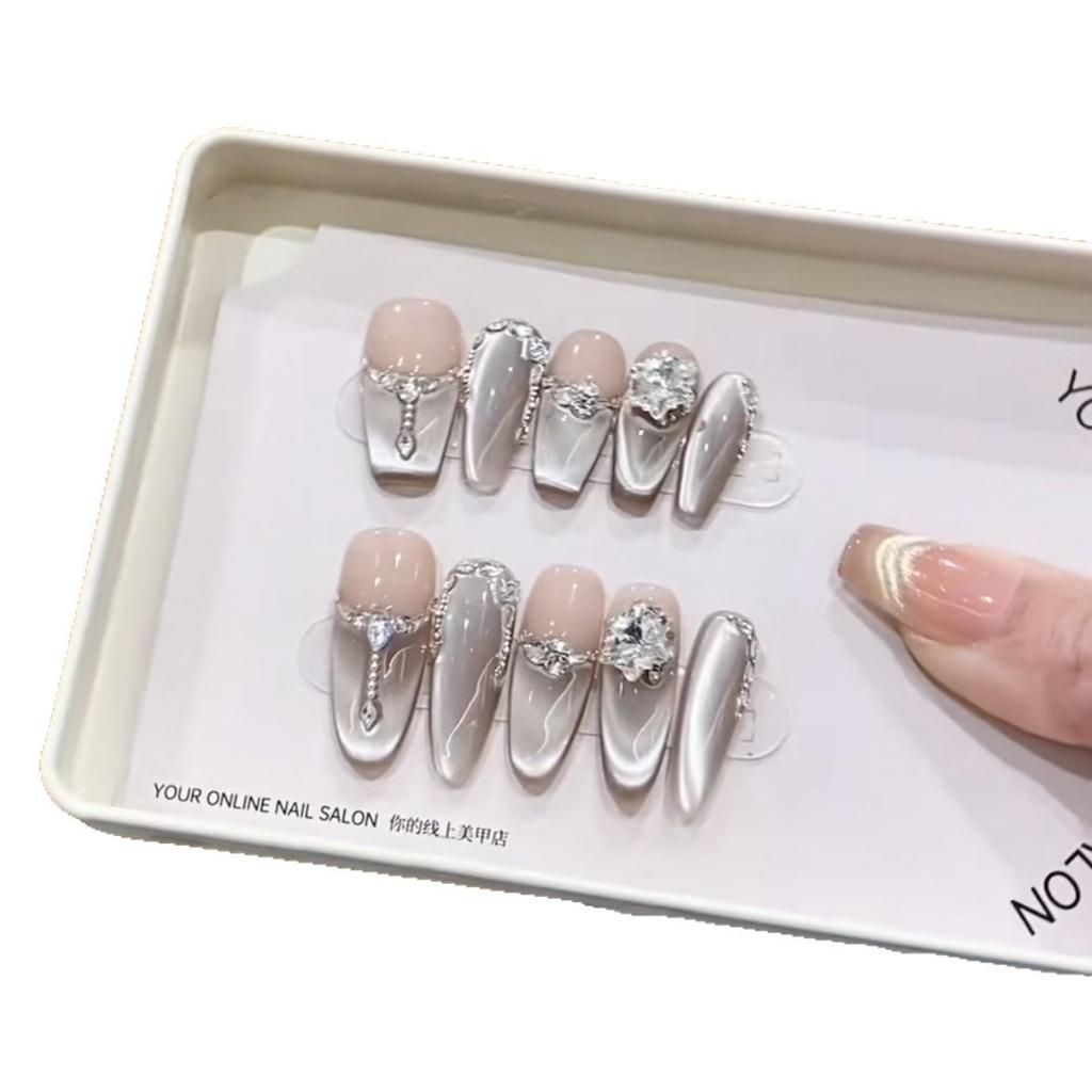 Pure Hand-made Phototherapy Wears Jiacangshan Huixue Finished Product Reusable Nail Art Patches