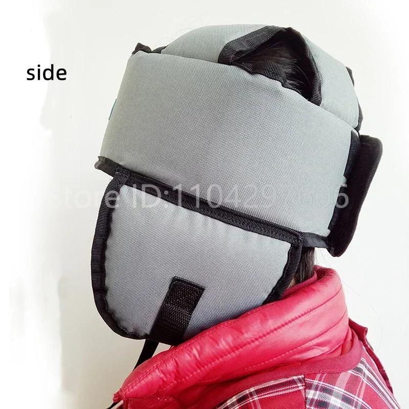 Old Man Anti-Falling Safety Helmet Adjustable Anti-Collision Shatter-Resistant Protection Ear Protection Care Head Cap Winter