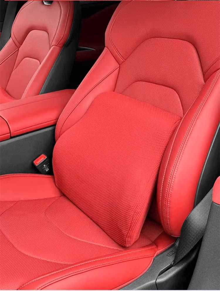 SU7 Car Headrest & Neck Pillow: Summer Breathable Memory Foam Neck & Lumbar Support.