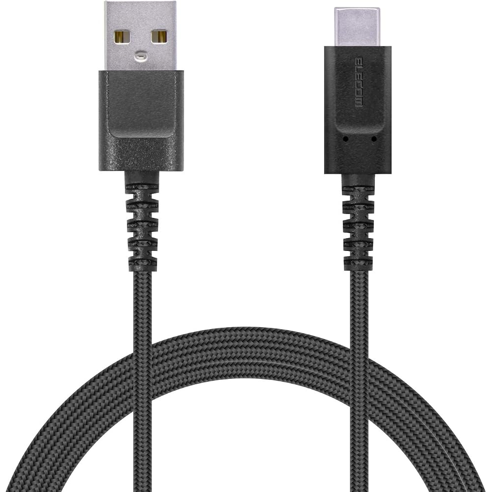 Elecom USB TYPE C Cable Type C (USB A to USB C) Super Fast Charging with 3A Output, USB 2.0 Compl...