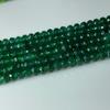 Faceted Zambian Emerald Beads: 4mm Round Gemstone Strand