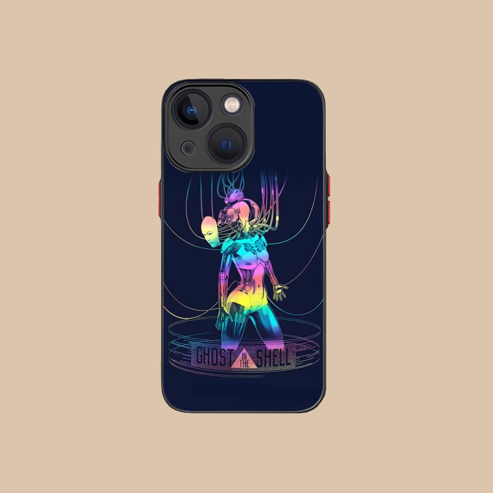 

Ghost Shell Mobile Cell Phone Case for iPhone 16 15 14 13 12 11 X XR XS 8 7 Pro Max Plus Mini Colour Silicone Protective Luxury iPhone 7 Plus