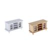 1:12 Dollhouse Miniature Wood TV Cabinet Stand Bench Living Room Decoration