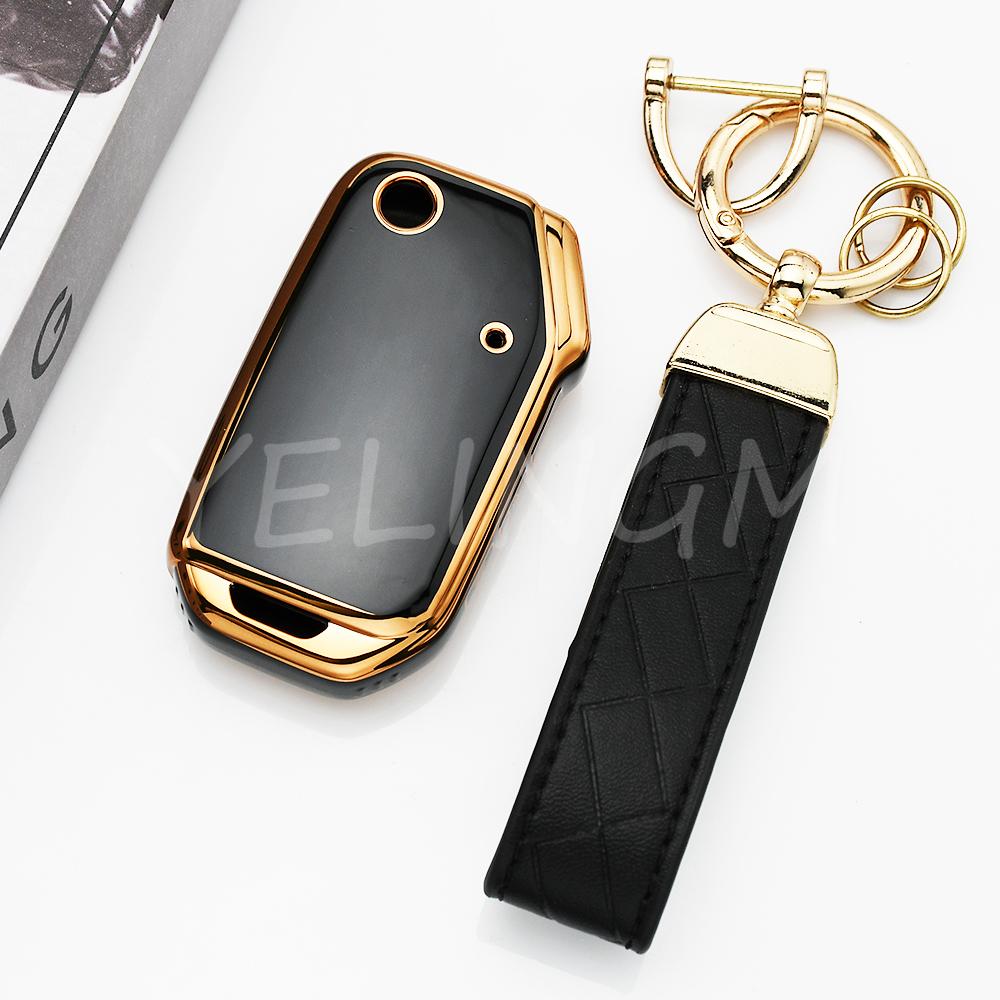3 Button Tpu Car Remote Flip For Kia Sportage Ceed Xceed Sports K5 Seltos     Key Case Cover Fob Keychain Shell