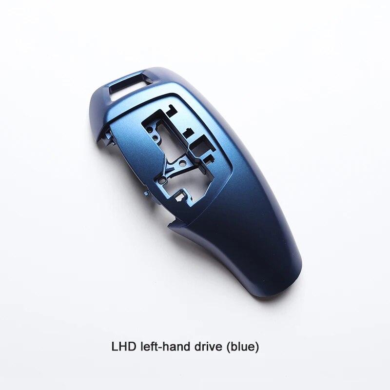 Auto LHD RHD Gear Shift Cover For BMW F10 F30 Head Knob Shifter Lever Interior Accessories Genuine Carbon Fiber 6 Colors