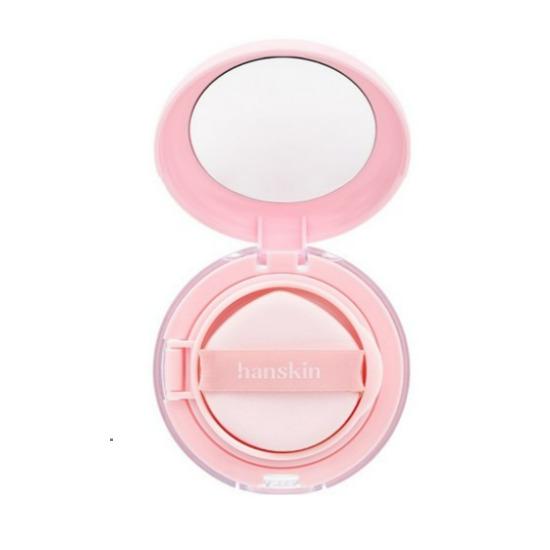 Hanskin Pink Water Balm Cushion Hydrating Glow & Tone-Up Compact 8g