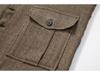 Retro Single-Breasted Men's Suit Vest with Three-Dimensional Pockets