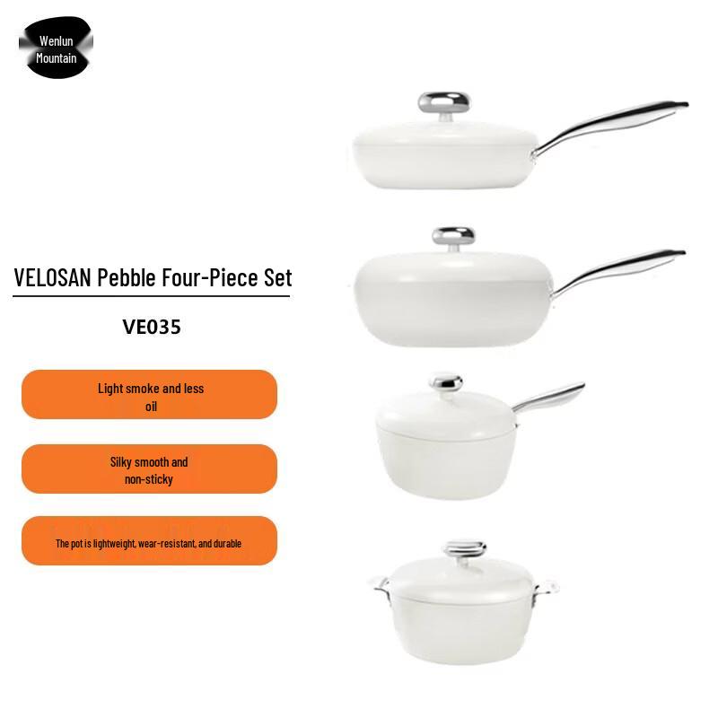 Velosan Pebble Non-stick 4-Piece Cookware Set VE035