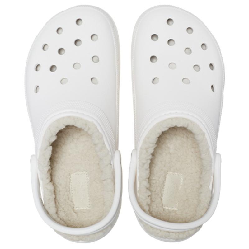 Crocs Classic Platform Lined Clogs 'White' Women's