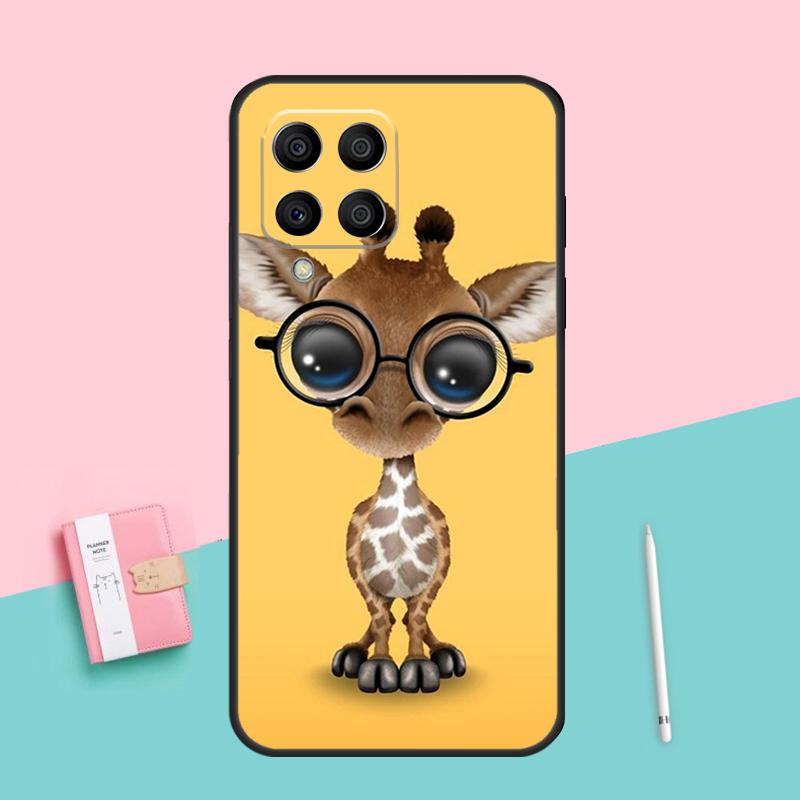 Cute Cartoon Animal Giraffe For Samsung Galaxy M52 M32 M06 M16 M13 M14 M33 M12 M31 M55 M15 M11 M21 M35 M53 M34 M54 Case