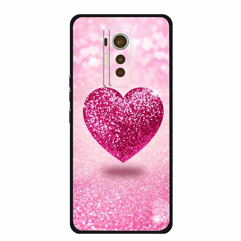 For Tecno Phantom X 2021 Case Luxury TPU Silicone Soft Cover Phone Cases for PhantomX 2021 AC8 Protection Cartoon Bumper Etui