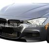 3 Series F30/F35 Sport Dual Exhaust Modification: Matte Black, Gloss Black, Carbon Fiber Rear & Front Lip.