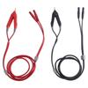 Meter Test Leads Terminal Kelvin Clips Cable Wires To 4MM Banana Plugs Gold-Plated