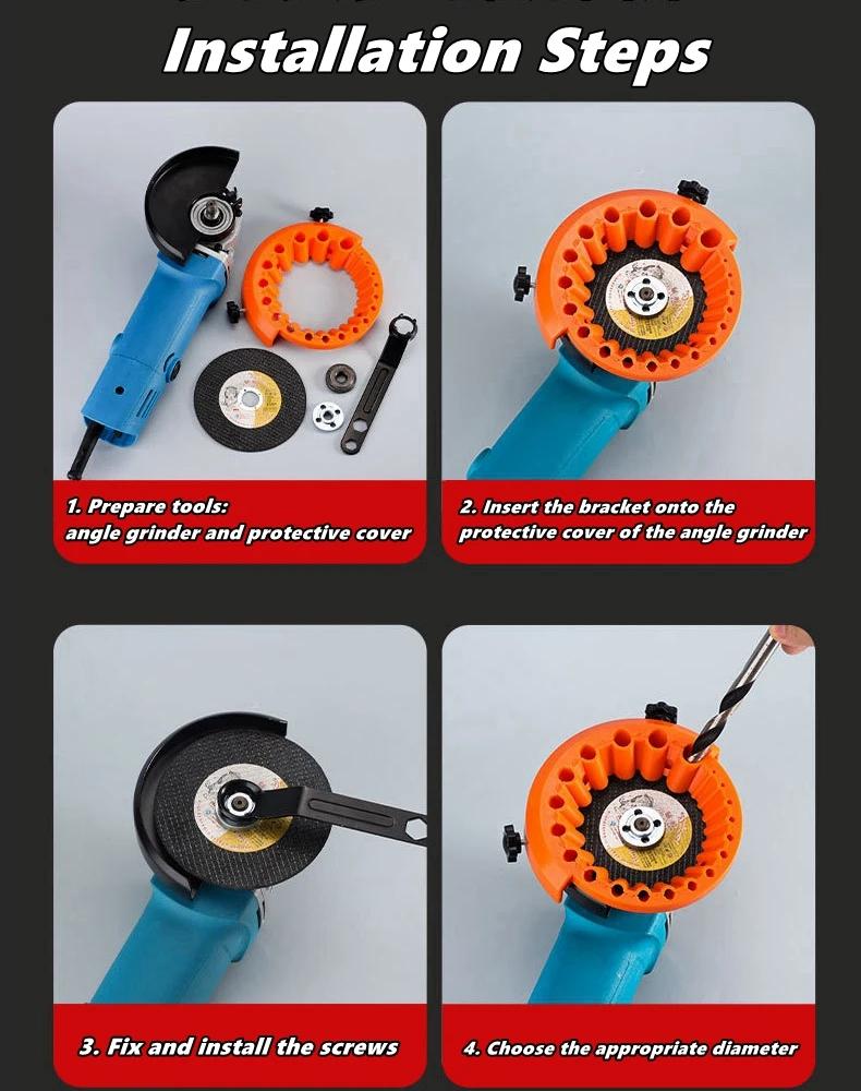 2-13mm Drill Bit Sharpener Grinder Multi-specification Power Drill Bit Grinding Portable Drill Power Abrasive Tools for Grinding