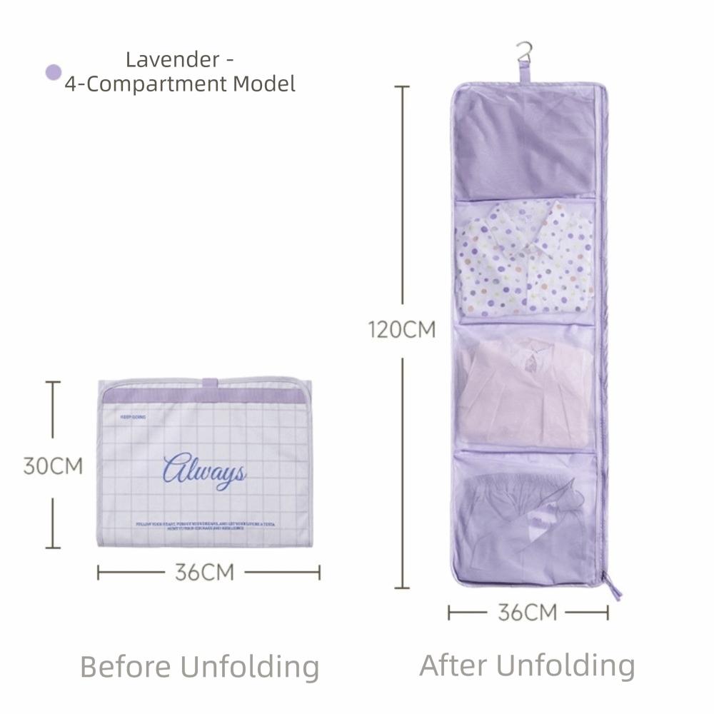 Breathable Underwear Storage Bag Foldable Closet Organizer Bag Hanging Storage Bag Closet Storage