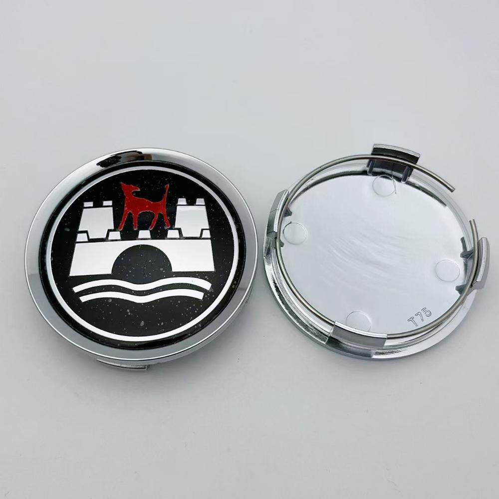 4pcs 74mm Wolfsburg Logo Emblem Badge Car Wheel Center Caps Wheel Hubcaps Rim Hub Center Dust Cover Replace Car Accessories