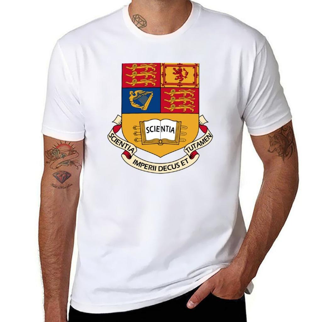 T-shirt Imperial College London abbigliamento estivo t-shirt oversize da uomo
