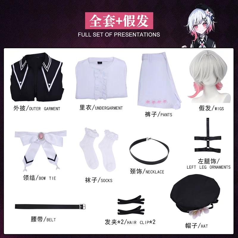 Magical Girl Witch Trials Ema Sakuraba Cosplay Costume College Feng Shui Handsuit XS