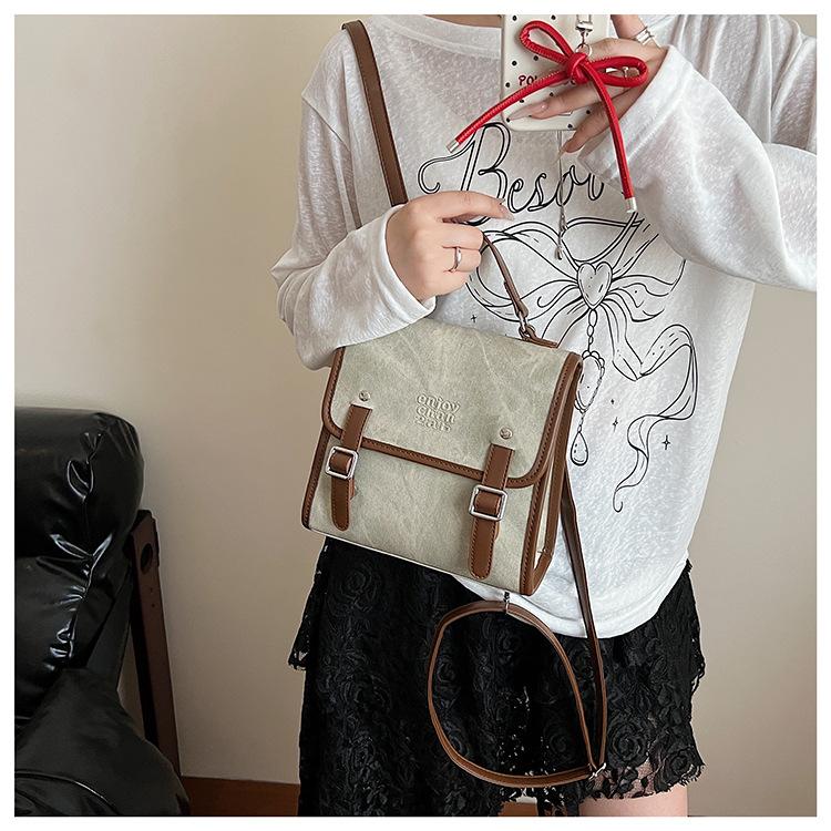 College-Stil Retro-Rucksack Modehandtasche Damen Nische Großer Fassungsvermögen Rucksack