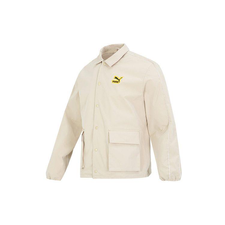 PUMA Classics Street Sport Woven Jacket Men's Ecru 539969-88