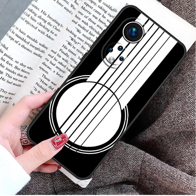 Guitar Violin Fiddle Music Case For Honor X9a X8a X7a X6a X6 X7 X8 X9 X8b X9b 50 70 90 Magic 5 Lite Magic 6 Pro Cover