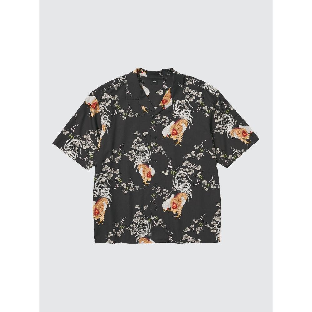 Uniqlo Japan Open Collar Shirt Wagara