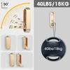 Folding Coat Hooks, 2 Pcs Foldable Gold Wall Hooks Heavy Duty Foldable Hook Bathroom Towel Hooks Robe Hooks Wall Mounted for Hanging Coat Towels