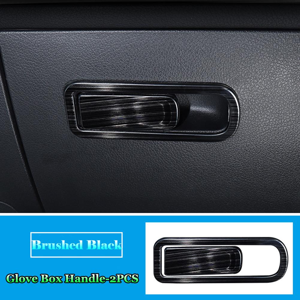 Stainless Steel Car Co-pilot Glove Box Handle Cover Trim For Mercedes Benz A B CLA GLB GLA Class W177 V177 W247 C118 X247 H247