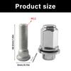 Wheel Lug Stud + Lug Nut Set For ES300 SC400 90942-01058 90942-02049 Secure Fastening System