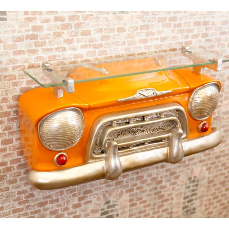 Oldies HEAD Shelf Truck Pickup Truck ORANGE cm GK90852 [Akizuki Trading] [CAR (Pickup OR)] Approx. W42.5 × D13.5 × H21.5