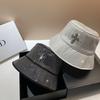 French Full Diamond Cross Rhinestone Bucket Hat Early Spring and Summer New Women's Hat Fashion Versatile Heavy Industry Basin Hat