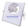 Adjustable Foldable Desktop Whiteboard Double Sided Use Erasable Writing Board With Bracket Message Board Desktop Use