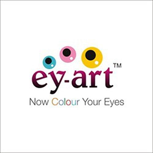 EY ART COLOR YEARLY CONTACT LENSES (2 LENS/BOX) ZERO POWER (TURQUOISE) Get One Pack of Lens Solution FREE with These Lenses
