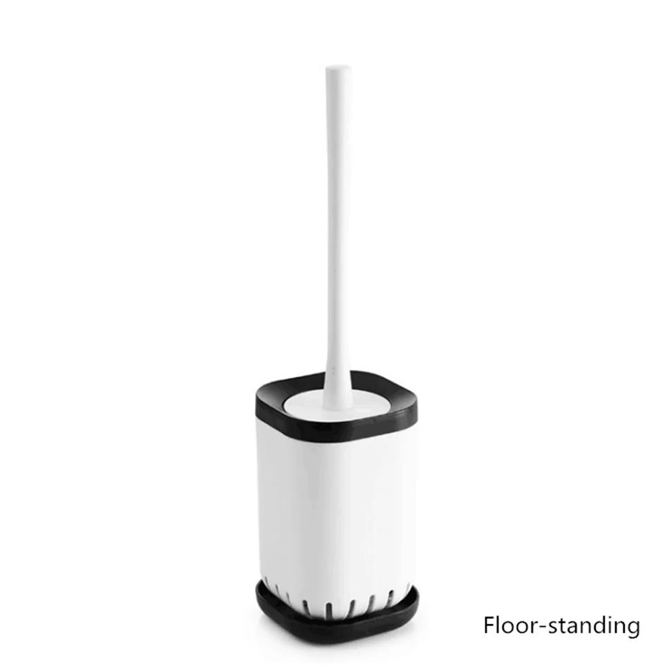 

Туалетная щетка с длинной ручкой Инструмент для чистки Туалетные щетки Ерши для туалета с держателем Набор Аксессуары для ванной комнаты