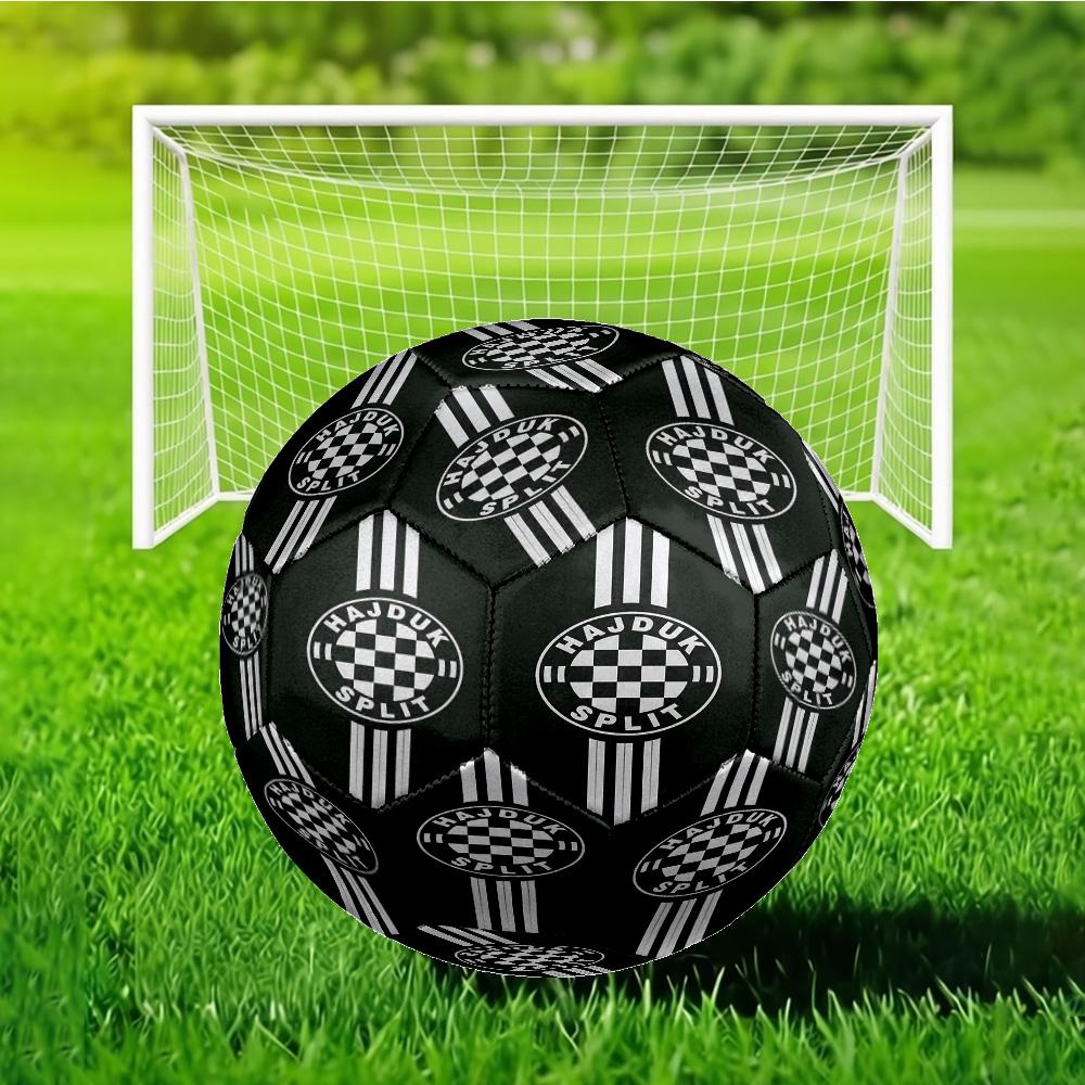 Hajduk Split Football Crest Size 5 Soccer Ball, Suitable for Training and Matches, High-Elasticity, Wear-Resistant Material Gift for Fan
