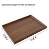 Abay Schwarznuss-Holz Rechteckiges Serviertablett
